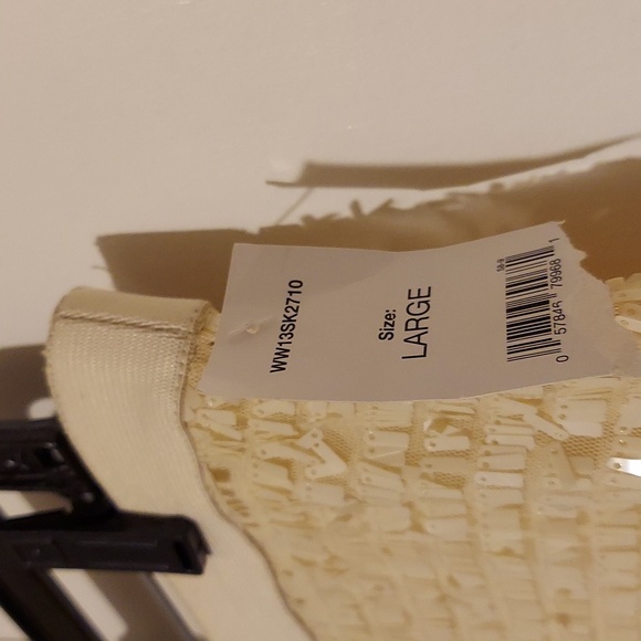 Joe Fresh Cream Colored Sequin Paillets Covered Mini Skirt Size Large - Picture 16 of 16